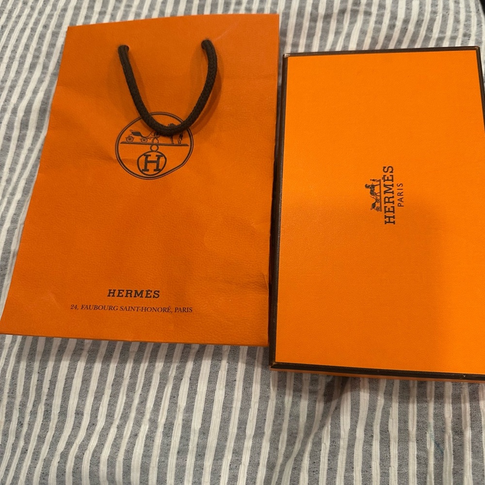Hermès Signature Orange Bag and Box